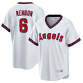 Los Angeles Angels #6 Anthony Rendon Player White HeidiMiller T-shirt Home Game Stitched Jerseys