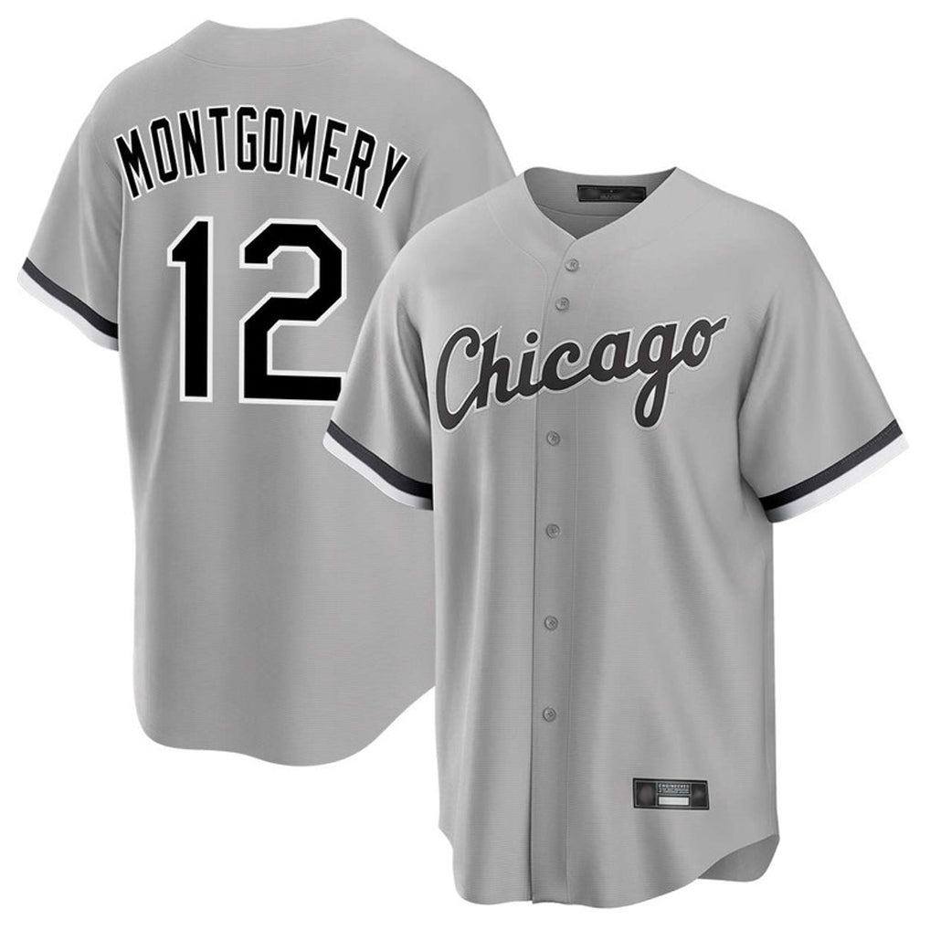 Chicago White Sox #12 Colson Montgomery Player Gray HeidiMiller Home Game Stitched Jerseys