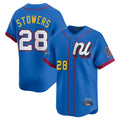 Miami Marlins #28 Kyle Stowers Player Blue HeidiMiller National League All-Star Game Limited Stitched Jerseys