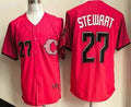 Cincinnati Reds #27 Sal Stewart Red HeidiMiller 2026 City Connect Stadium Jersey