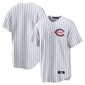 Cincinnati Reds Blank Player White HeidiMiller Stripe Field of Dreams Game Home Stitched Jerseys