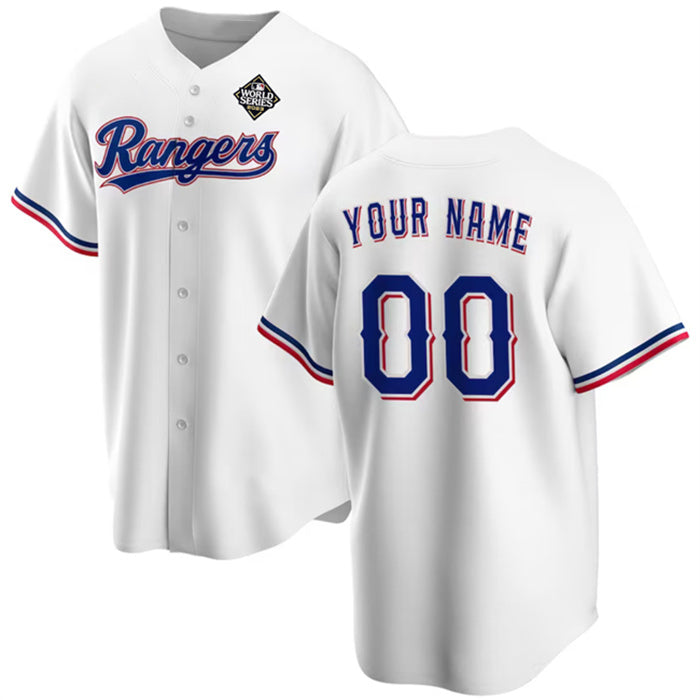 Custom Texas Rangers Cream HeidiMiller 2023 City Connect Flex Base Stitched Jersey