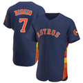 Houston Astros #7 Craig Biggio Player Navy HeidiMiller Home Limited Elite Stitched Jerseys