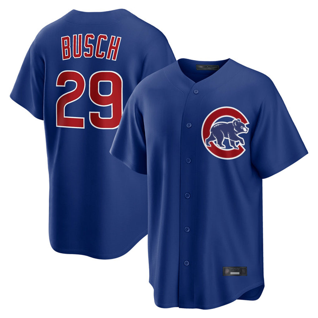 Chicago Cubs #29 Michael Busch Player Royal HeidiMiller Home Game Stitched Jerseys