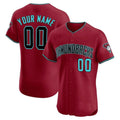 Custom Arizona Diamondbacks 2024 Flex Base Jersey ¨C Red HeidiMiller
