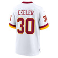 W.Commanders #30 Austin Ekeler White HeidiMiller Game Jersey
