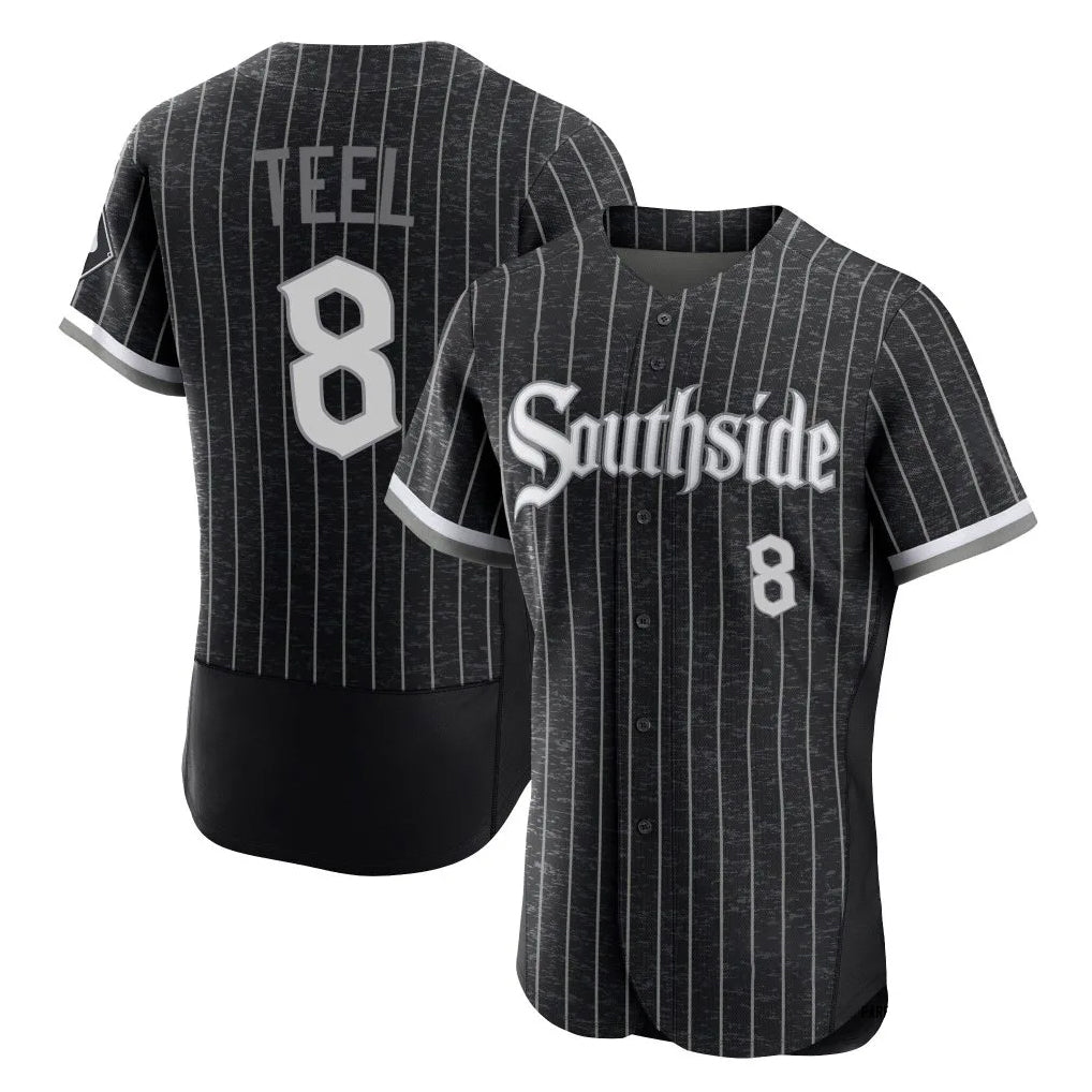 Chicago White Sox #8 Kyle Teel Player Black HeidiMiller City Connect Limited Elite Home Stitched Jerseys