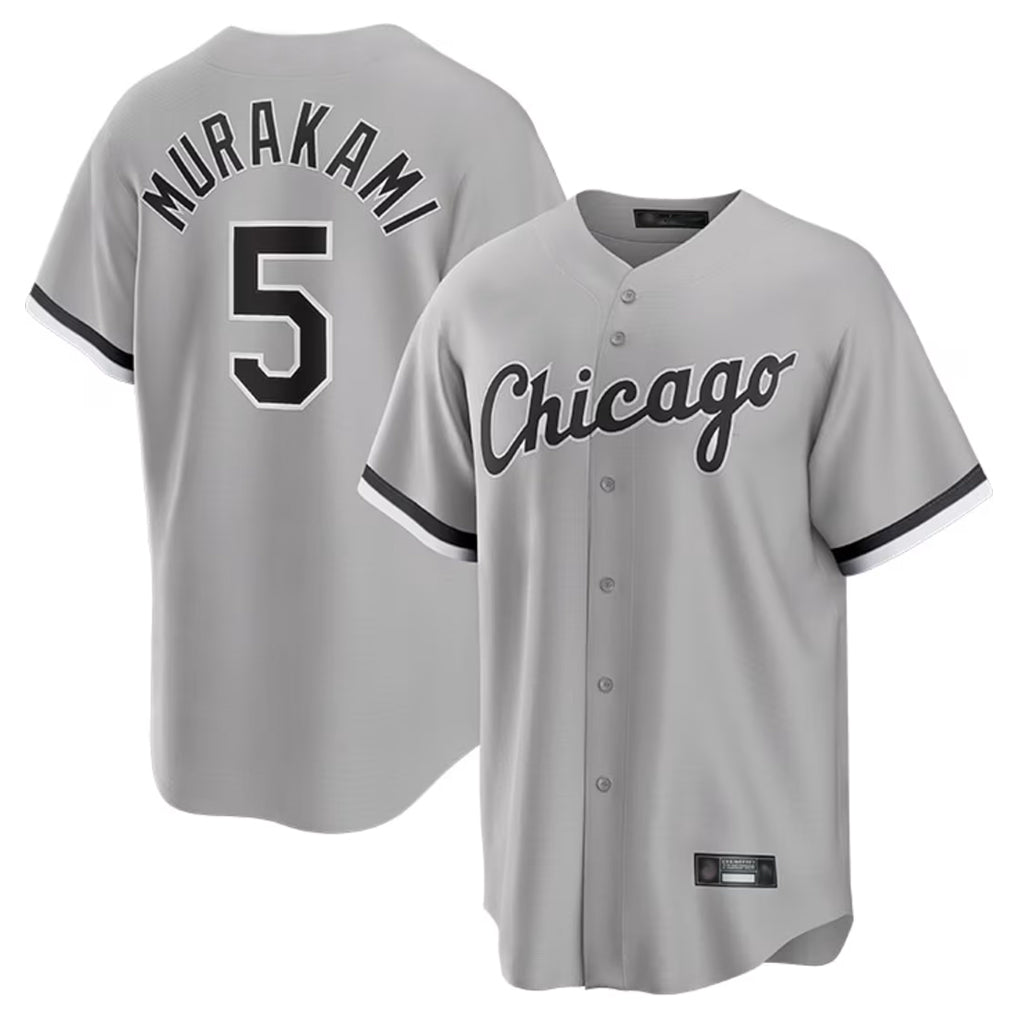 Chicago White Sox #5 Munetaka Murakami Player Gray HeidiMiller Home Game Stitched Jerseys