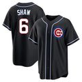 Chicago Cubs #6 Matt Shaw Player Black HeidiMiller Fashion Out Game Stitched Jerseys