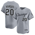 Chicago White Sox #20 Miguel Vargas Player Gray HeidiMiller Road Limited Home Stitched Jerseys