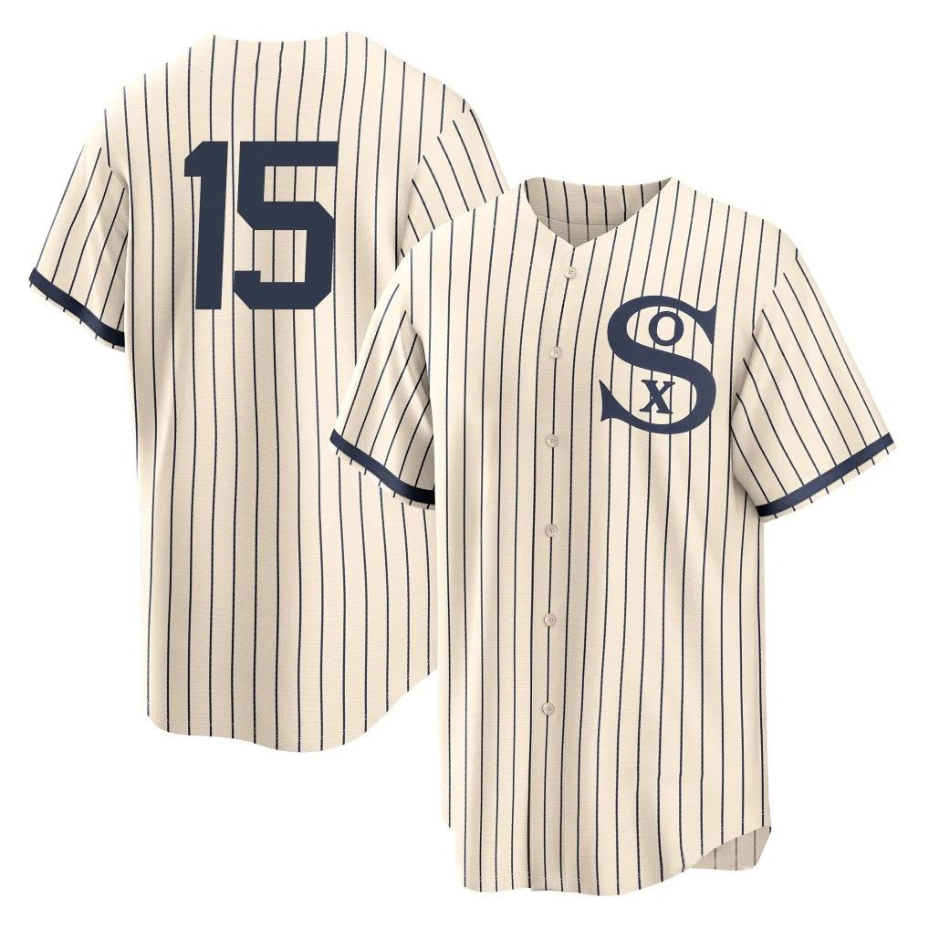 Chicago White Sox #15 Sean Newcomb Player Cream HeidiMiller Field of Dreams Home Game Stitched Jerseys