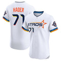 Houston Astros #71 Josh Hader Player White HeidiMiller City Connect Limited Elite Home Stitched Jerseys