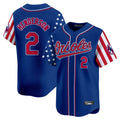 Baltimore Orioles #2 Gunnar Henderson Player Royal HeidiMiller Independence Day Vapor Premier Limited Home Game Stitched Jerseys