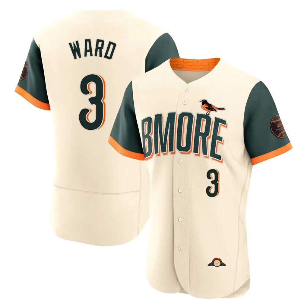 Baltimore Orioles #3 Taylor Ward Player Cream HeidiMiller 2026 City Connect Limited Elite Home Game Stitched Jerseys
