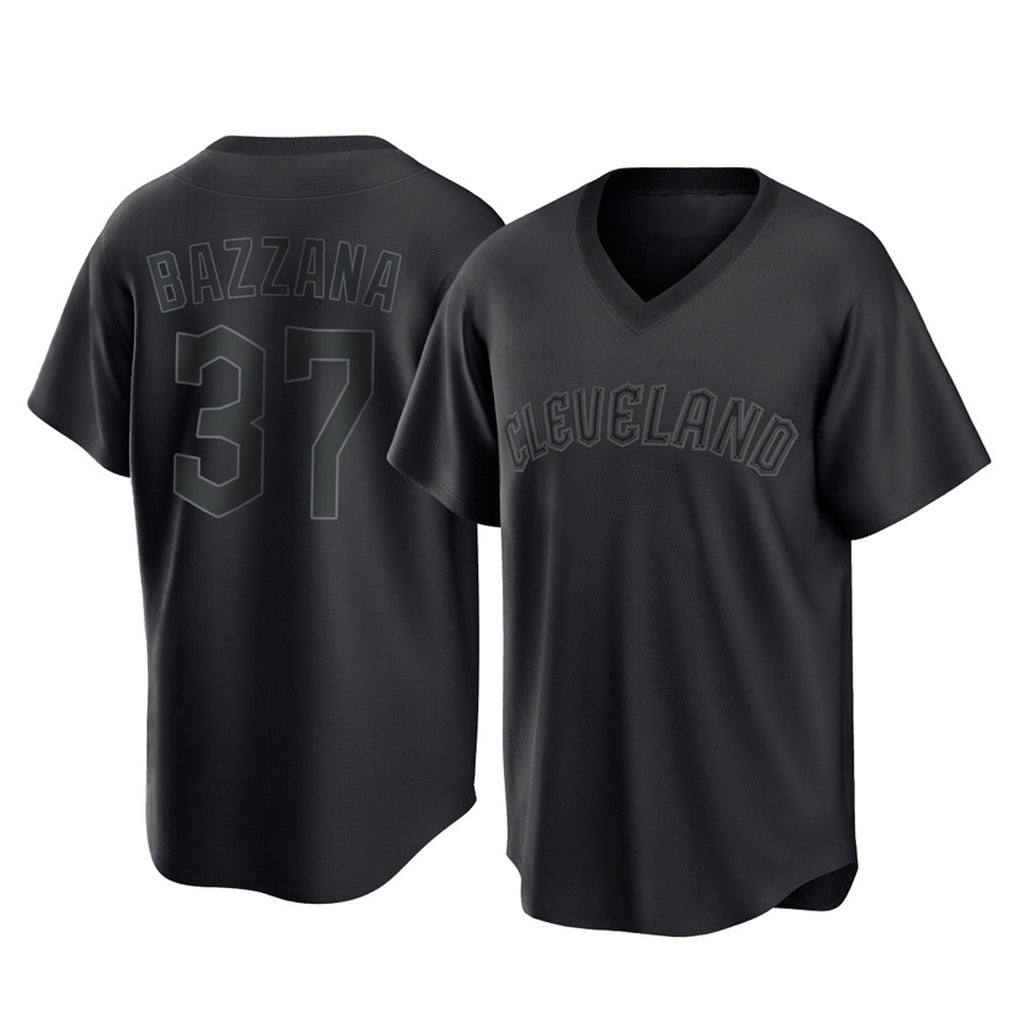 Cleveland Guardians #37 Travis Bazzana Player Black HeidiMiller T-shirt Home Game Stitched Jerseys