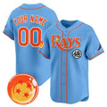 Custom Tampa Bay Rays x Dragon Ball Blue HeidiMiller Vapor Premier Limited Jersey - All Stitched