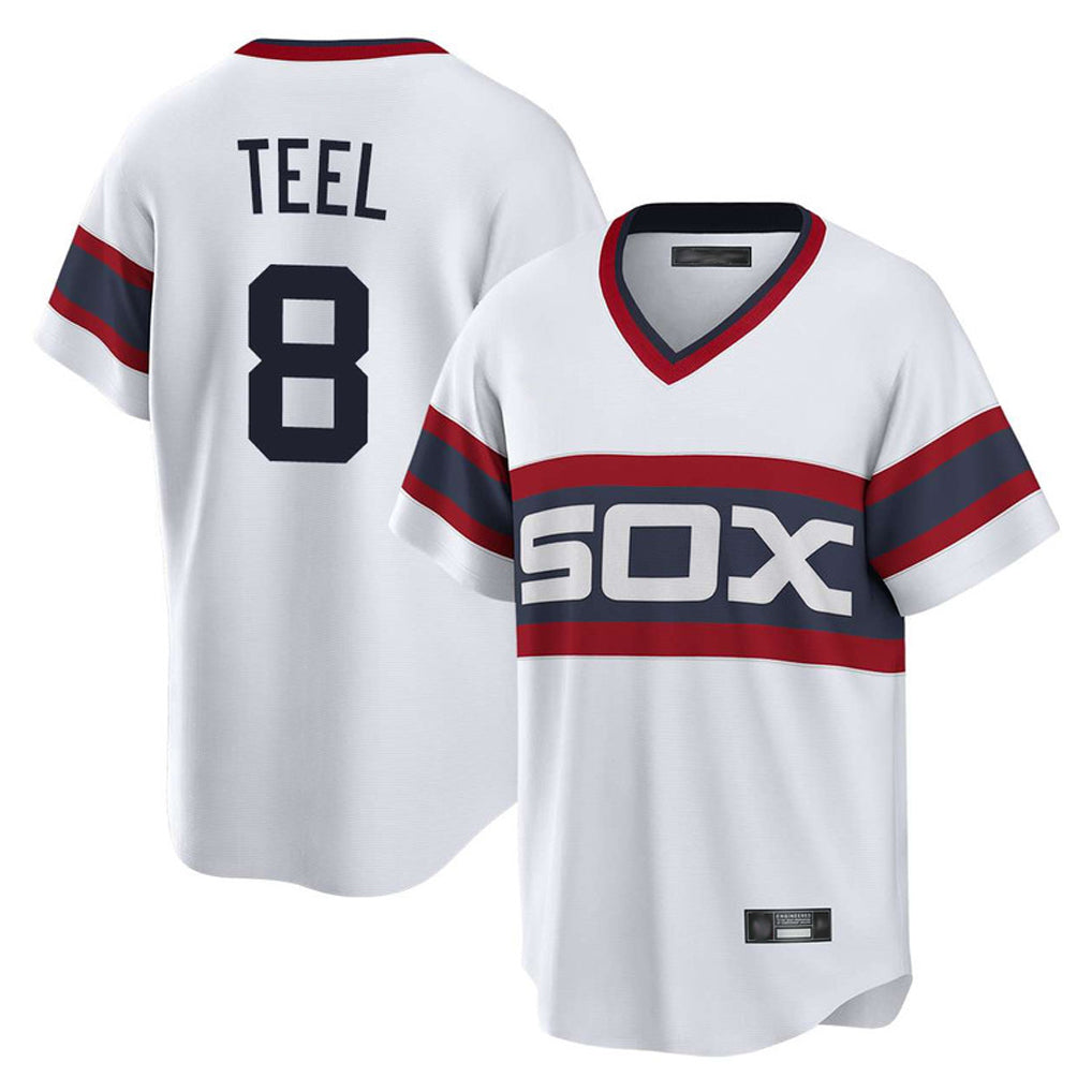 Chicago White Sox #8 Kyle Teel Player White HeidiMiller T-shirt Home Game Stitched Jerseys