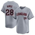 Cleveland Guardians #28 Tanner Bibee Player Gray HeidiMiller Road Limited Home Stitched Jerseys