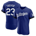 Los Angeles Dodgers #23 Kyle Tucker Player Royal HeidiMiller City Connect Elite Home Stitched Jerseys
