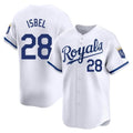 Kansas City Royals #28 Kyle Isbel Player White HeidiMiller Alt Limited Home Stitched Jerseys