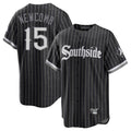Chicago White Sox #15 Sean Newcomb Player Black HeidiMiller City Connect Home Game Stitched Jerseys
