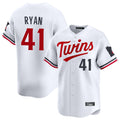 Minnesota Twins #41 Joe Ryan Player White HeidiMiller Home Limited Stitched Jerseys