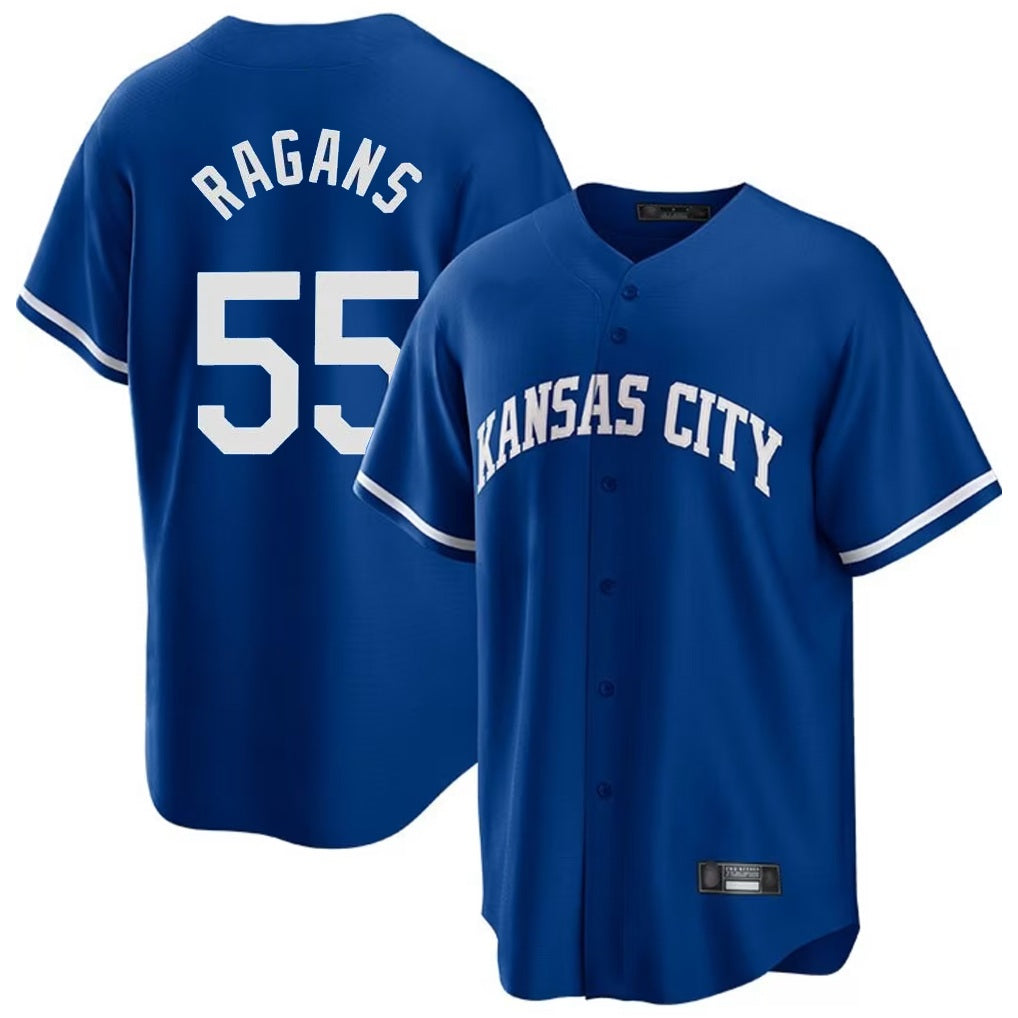 Kansas City Royals #55 Cole Ragans Player Royal HeidiMiller Game Home Stitched Jerseys