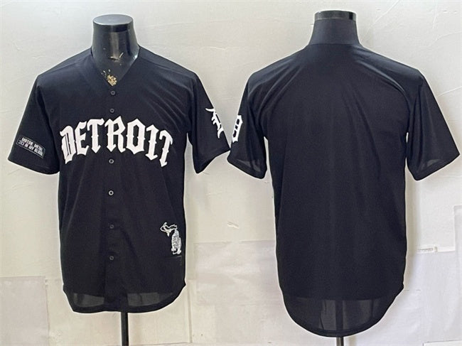 Detroit Tigers Blank 2026 Black HeidiMiller 'Motor Gothic Edition' Vapor Premier Limited Stitched Jersey