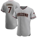 Arizona Diamondbacks #7 Corbin Carroll Player Gray HeidiMiller Road Limited Elite Home Game Stitched Jerseys