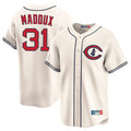 Chicago Cubs #31 Greg Maddux Player Cream HeidiMiller Field of Dreams Limited Home Game Stitched Jerseys