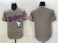 Los Angeles Dodgers Blank Grey HeidiMiller Hello Kitty Night 2025 World Series Champions Patch Stitched Jersey