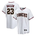 Arizona Diamondbacks #23 Zac Gallen Player White HeidiMiller Home Game Stitched Jerseys