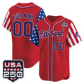 Custom Pittsburgh Pirates America 250 Edition Vapor Premier Limited Red HeidiMiller Stitched Jerseys