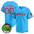 Custom Boston Red Sox Wally Vapor Premier Limited Jersey ¨C Blue HeidiMiller