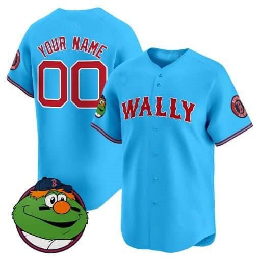 Custom Boston Red Sox Wally Vapor Premier Limited Jersey ¨C Blue HeidiMiller