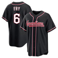 Cleveland Guardians #6 David Fry Player Black HeidiMiller Fashion Out Home Game Stitched Jerseys