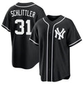 New York Yankees #31 Cam Schlittler 2026 Fashion Replica Black HeidiMiller Out Stitched Jersey