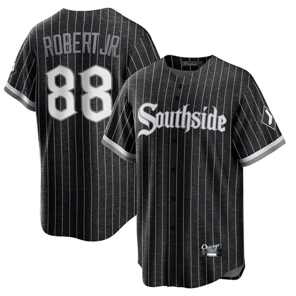 Chicago White Sox #88 Luis Robert Jr Player Black HeidiMiller City Connect Home Game Stitched Jerseys