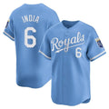Kansas City Royals #6 Jonathan India Player Light Blue HeidiMiller Alt Limited Home Stitched Jerseys