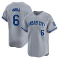 Kansas City Royals #6 Jonathan India Player Gray HeidiMiller Limited Home Stitched Jerseys