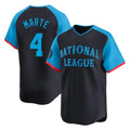 Arizona Diamondbacks #4 Ketel Marte Player Black HeidiMiller National League All-Star Limited Home Game Stitched Jerseys