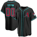 Custom Arizona Diamondbacks 2024 Cool Base Jersey ¨C Black HeidiMiller