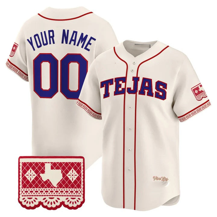 Custom Texas Rangers Cream HeidiMiller 2026 City Connect Vapor Premier Limited Jersey - All Stitched