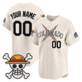 Custom Colorado Rockies x One Piece Cream HeidiMiller Vapor Premier Limited Jersey - Stitched