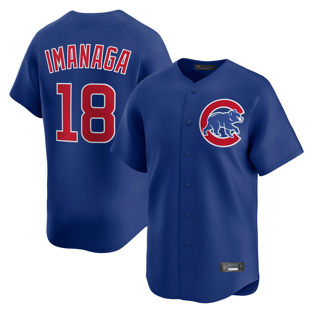 Chicago Cubs #18 Shota Imanaga Player Royal HeidiMiller Limited Home Stitched Jerseys