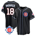 Chicago Cubs #18 Shota Imanaga Player Black HeidiMiller Fashion Out 150th Anniversary Game Stitched Jerseys