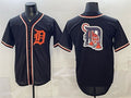 Detroit Tigers Team Big Logo 2026 Fashion Replica Black HeidiMiller Out Stitched Jersey