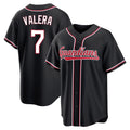 Cleveland Guardians #7 George Valera Player Black HeidiMiller Fashion Out Home Game Stitched Jerseys