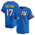 Los Angeles Dodgers #17 Shohei Ohtani Player Blue HeidiMiller All-Star Limited Home Stitched Jerseys