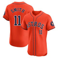 Houston Astros #11 Cam Smith Player Orange HeidiMiller Home Limited Elite Stitched Jerseys